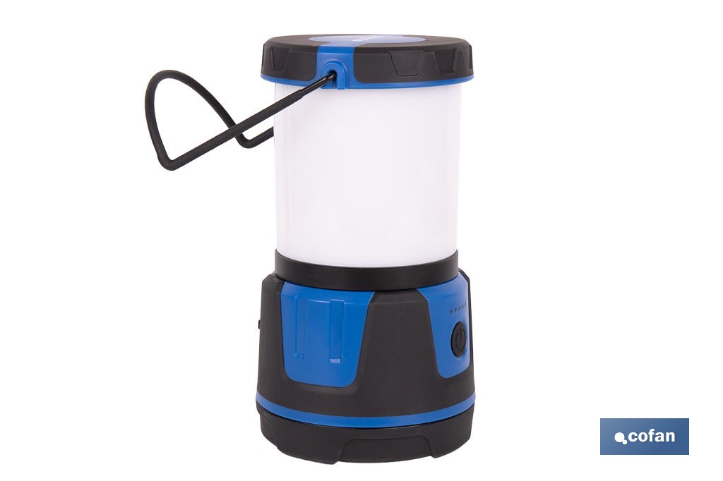 Linterna de camping COB LED 2000 lm recargable con 5 modos de luz | Iluminación regulable - Cofan
