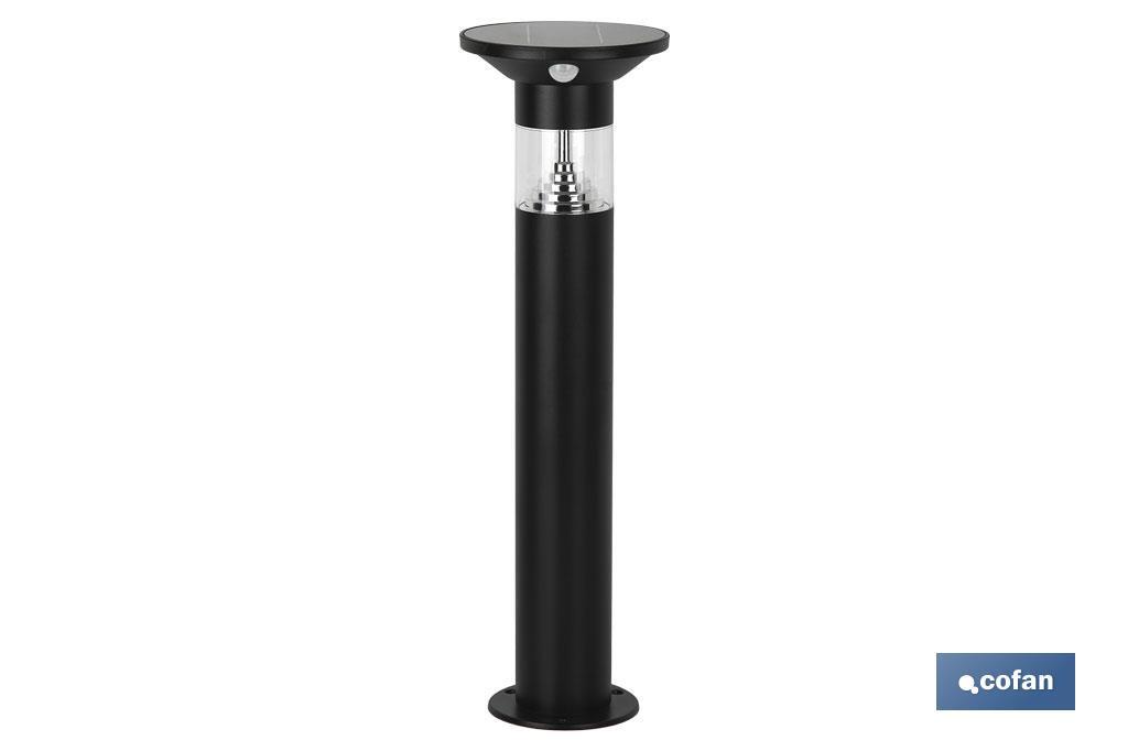 OUTDOOR LED SOLAR POST LIGHT WITH SENSOR - Cofan