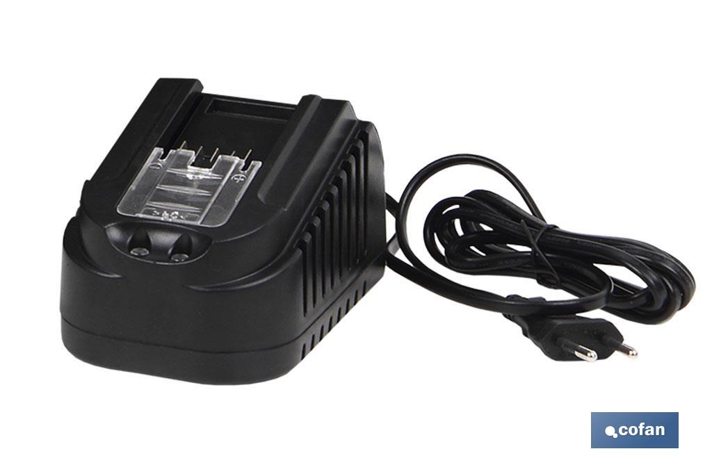 Taladro Percutor a Batería con 1300 rpm | Batería Li-ion de 20V - 1,5 Ah + Cargador incluidos - Cofan