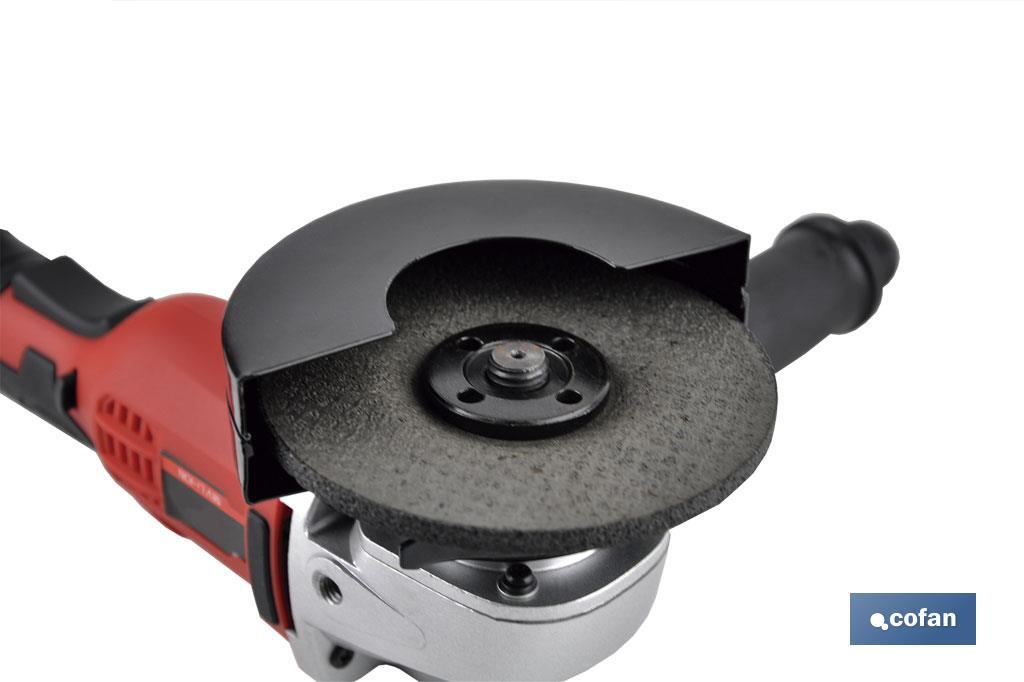 Amoladora a batería | Batería Li-ion de 20V y 2,0 Ah + Cargador incluidos | Apta para discos de ø115 mm - Cofan