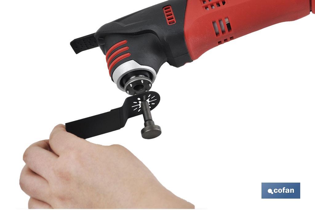 Multiherramienta a Batería | 15000 rpm | Batería Li-ion  18V + Cargador incluidos | Incluye accesorios - Cofan
