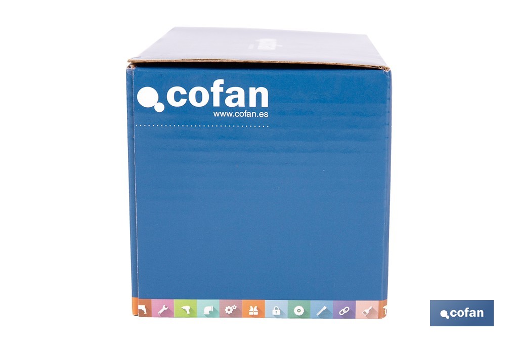 Rechargeable Li-Ion battery 20 V 6.0 Ah | Compatible with Cofan 1 for All system | LED battery indicator light | Overcharging and short-circuit protection - Cofan