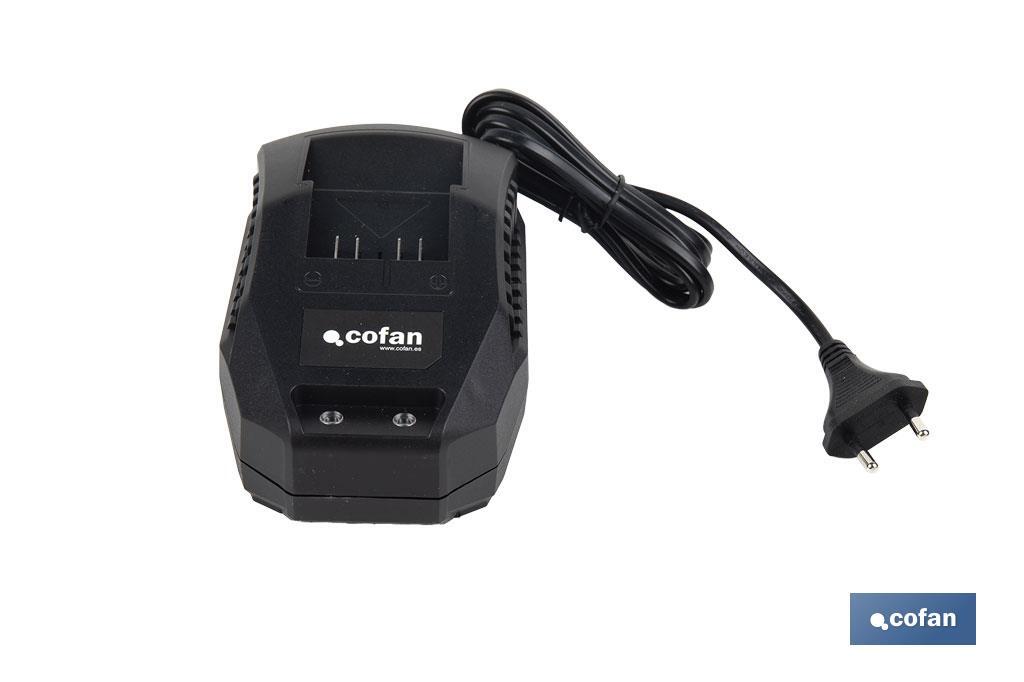 Cargador de batería 20V 2,4 A | Protección avanzada | Compatible con sistema 1 For All | Tecnología de carga inteligente - Cofan
