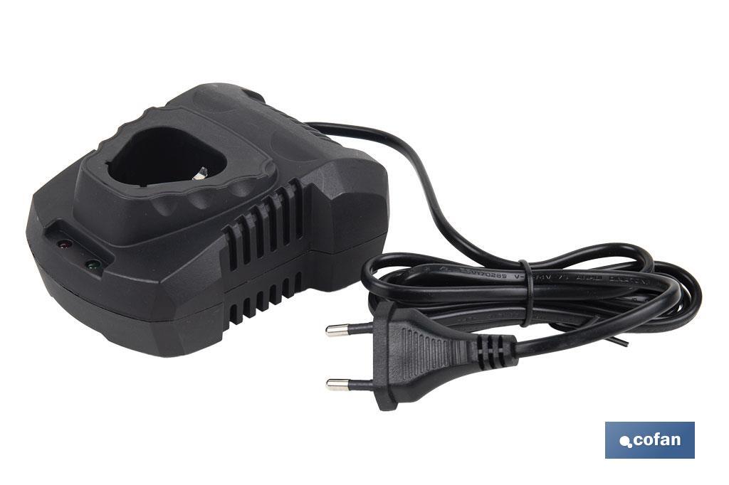 Cargador de batería de alta velocidad: 12V 2,4 A | Carga rápida y segura | Adecuado para batería 50003246 - Cofan