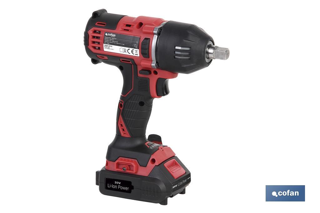 18V Cordless Impact Wrench 1/2” - Cofan