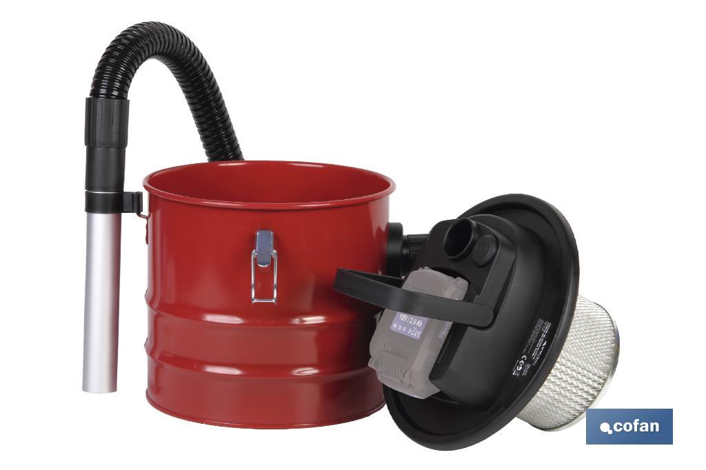 Aspirateur à cendres à Batterie | 18 V | Capacité 10 litres - Cofan