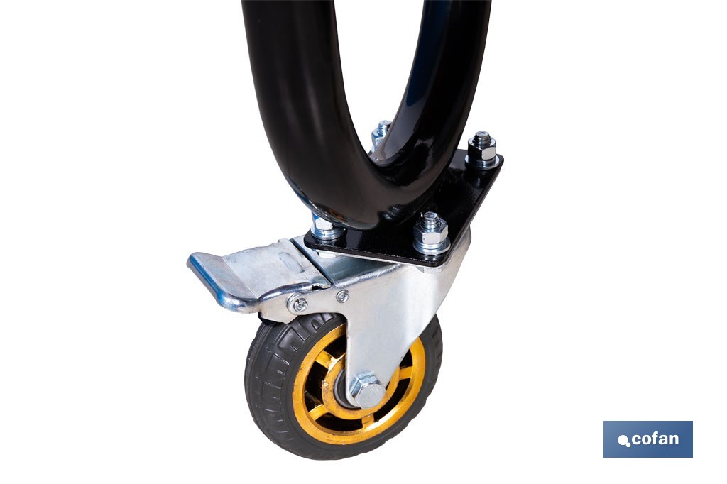 Carretilla de obra eléctrica a batería 20 V | Carga máxima de 260 kg | Motor de 500 W, batería Li-Ion 20 V 6.0 Ah - Cofan