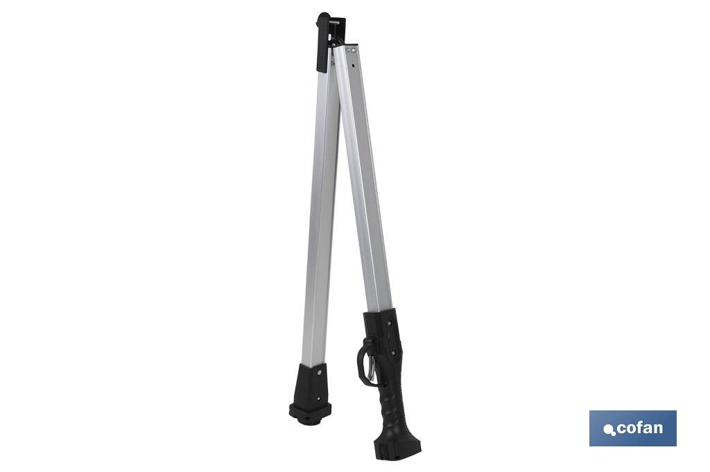 Kit of cordless pruning shears with extensible pole | Pole available in two different sizes: 130cm or 190cm - Cofan