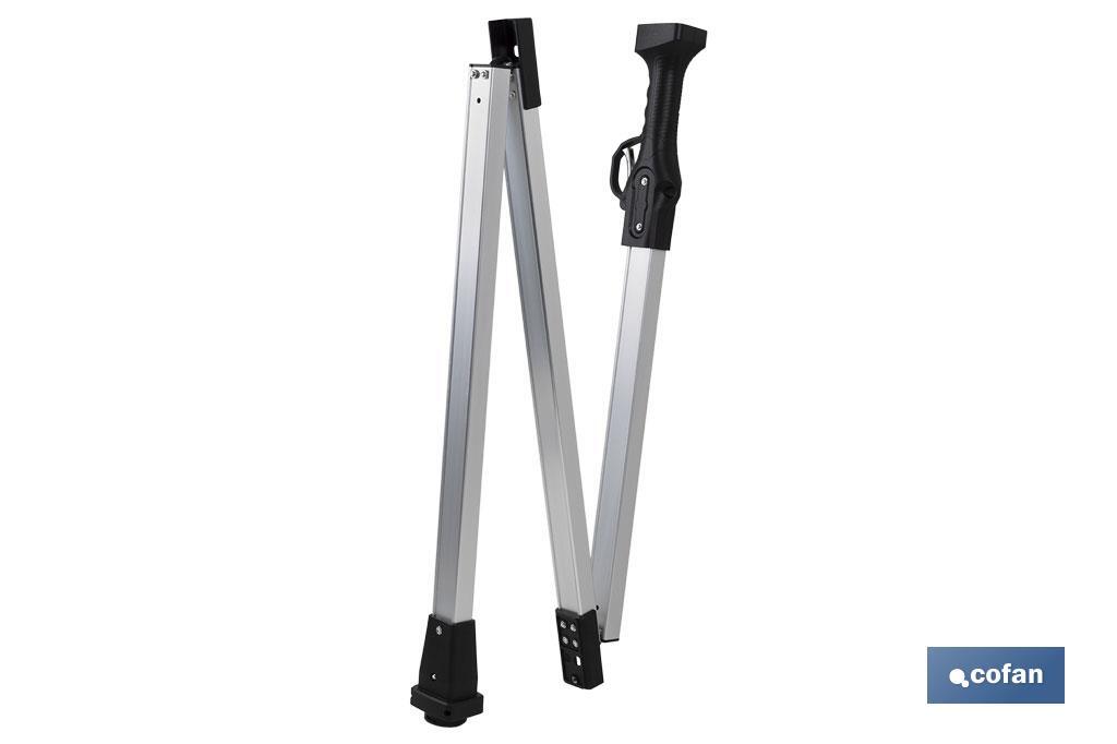 Kit of cordless pruning shears with extensible pole | Pole available in two different sizes: 130cm or 190cm - Cofan