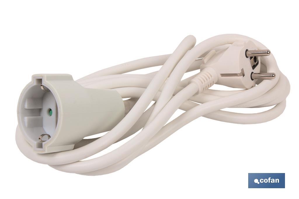 Extension cord | Various sizes of cable (3 x 1.5mm) | Two-pole socket - Cofan