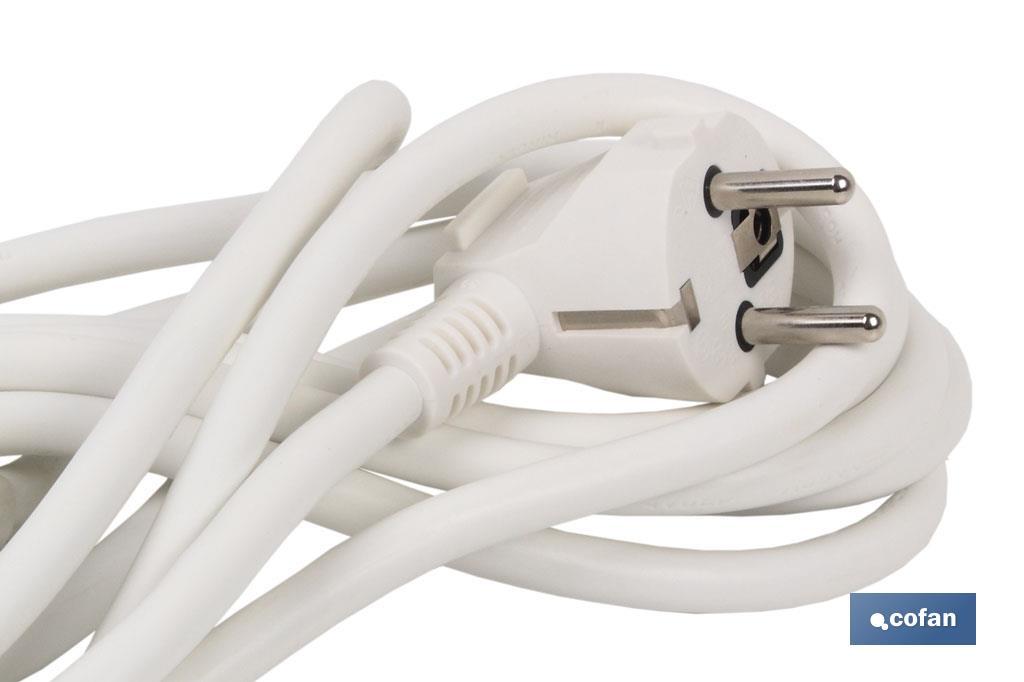 Extension cord | Various sizes of cable (3 x 1.5mm) | Two-pole socket - Cofan