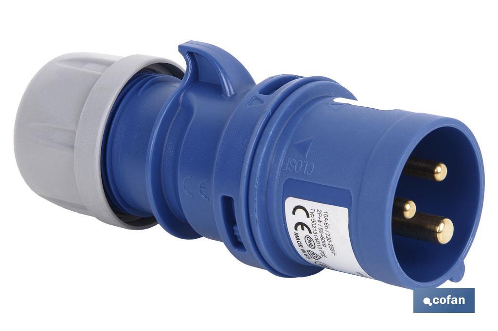 Mobile industrial plug | Ingress Protection: 44 | Screw-terminal connection - Cofan