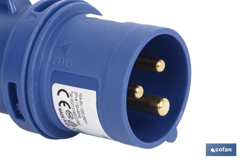 Mobile industrial plug | Ingress Protection: 44 | Screw-terminal connection - Cofan