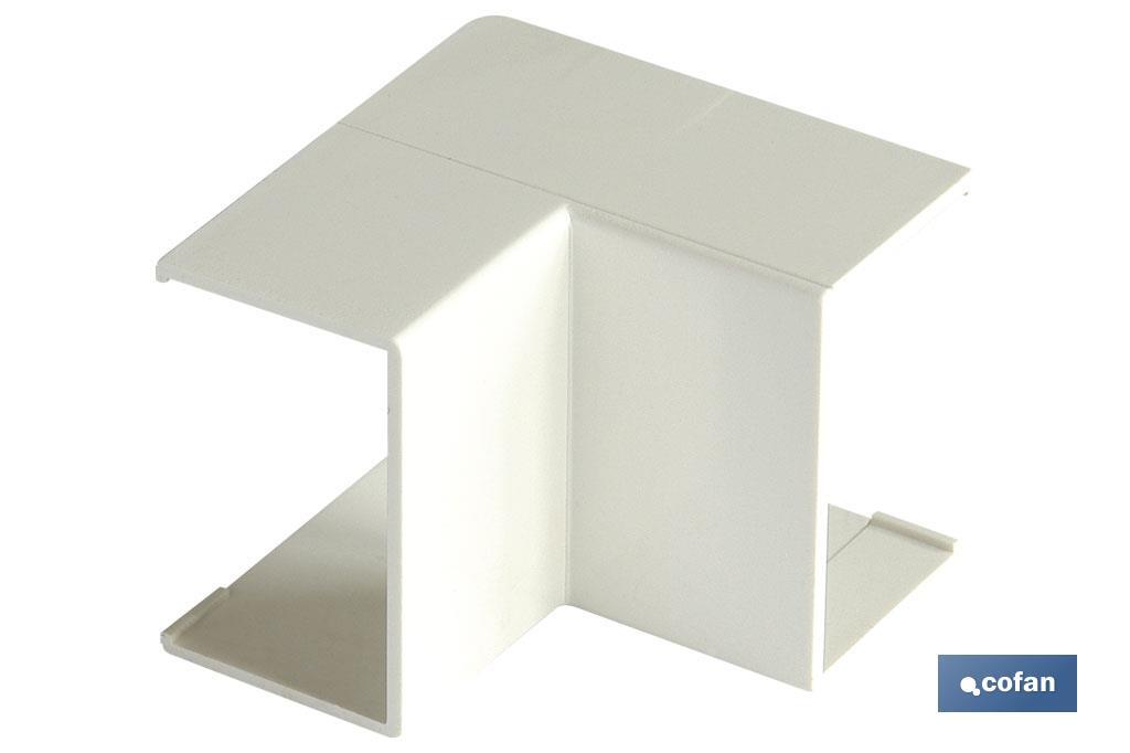Internal angle for electrical mini-trunking | Several sizes | IP 40 - Cofan