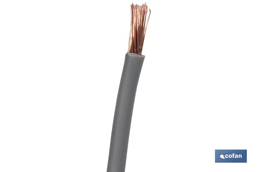 Rollo Cable Eléctrico de 100 m | H07V-K | Sección de cable de varias medidas | Varios colores - Cofan