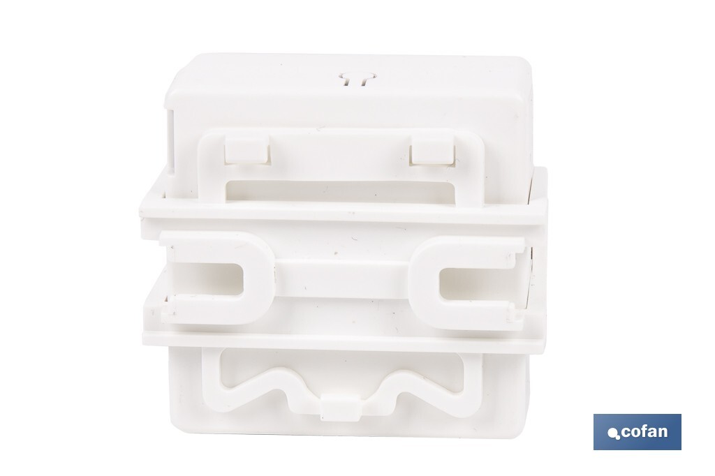 Relé inteligente de 1 interruptor WiFi | Aplicación: Smart Life o Tuya | Conectividad WiFi + Bluetooth | Para luces de hasta 10 A/150 W | Compatible con Alexa y Google - Cofan