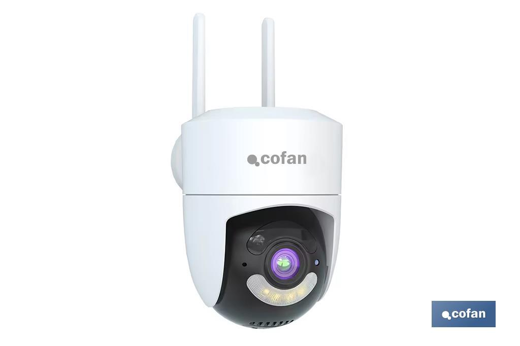 Cámara de Seguridad Inteligente WiFi | Control Remoto, Audio Bidireccional y Amplio Ángulo de Visión - Cofan
