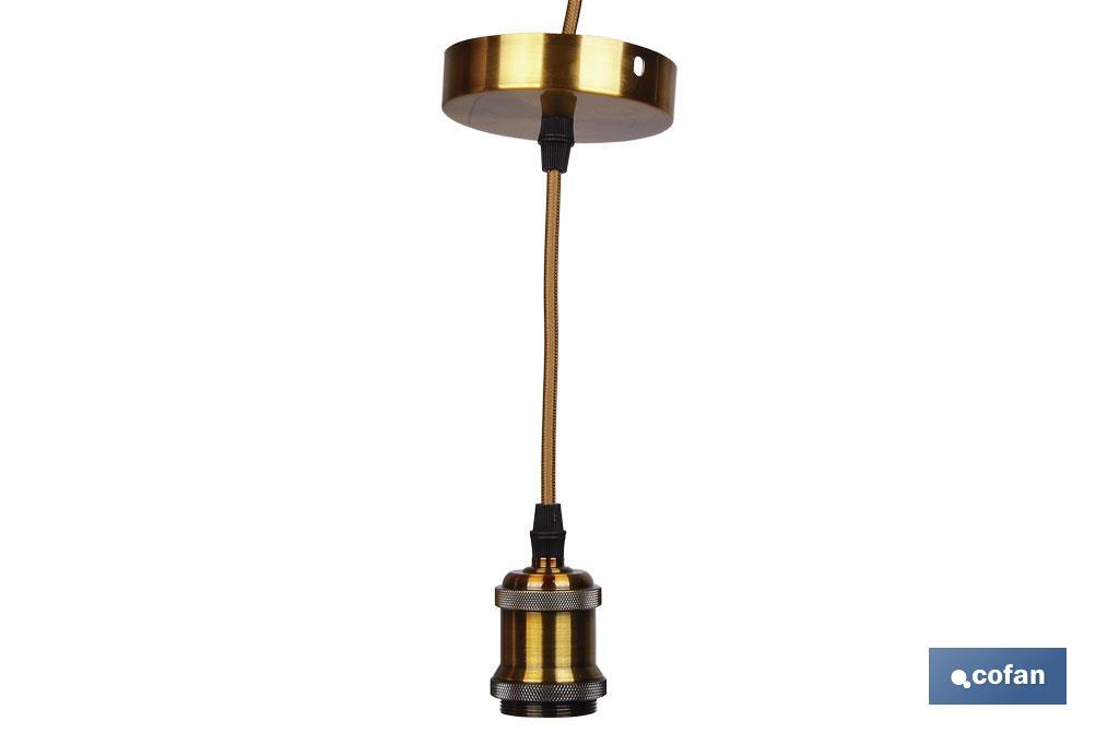 Lampholder cable (Gold) - Cofan