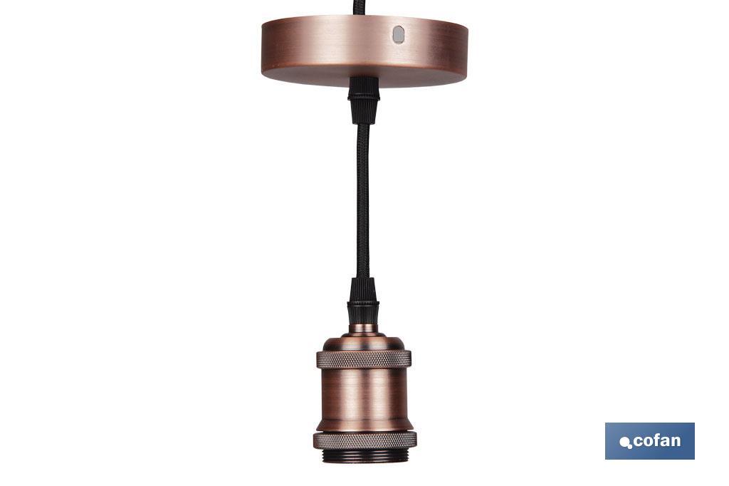 Cavo per lampadina Déco Oro rosa - Cofan