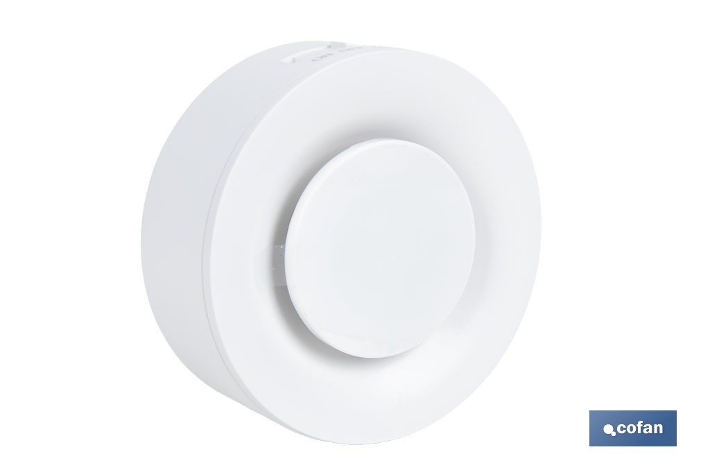 Aplique LED recargable con sensor de movimiento | Luz cálida 2700 K | Soporte adhesivo imantado - Cofan