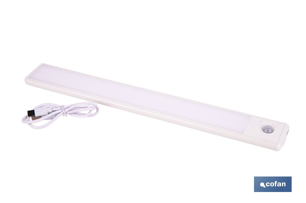 Aplique LED recargable con sensor de movimiento | Iluminación regulable con tecnología CCT | Disponible en dos medidas diferentes - Cofan