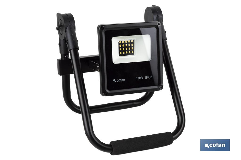 Multi LED-Aussenstrahler 10 W mit Halter - Cofan