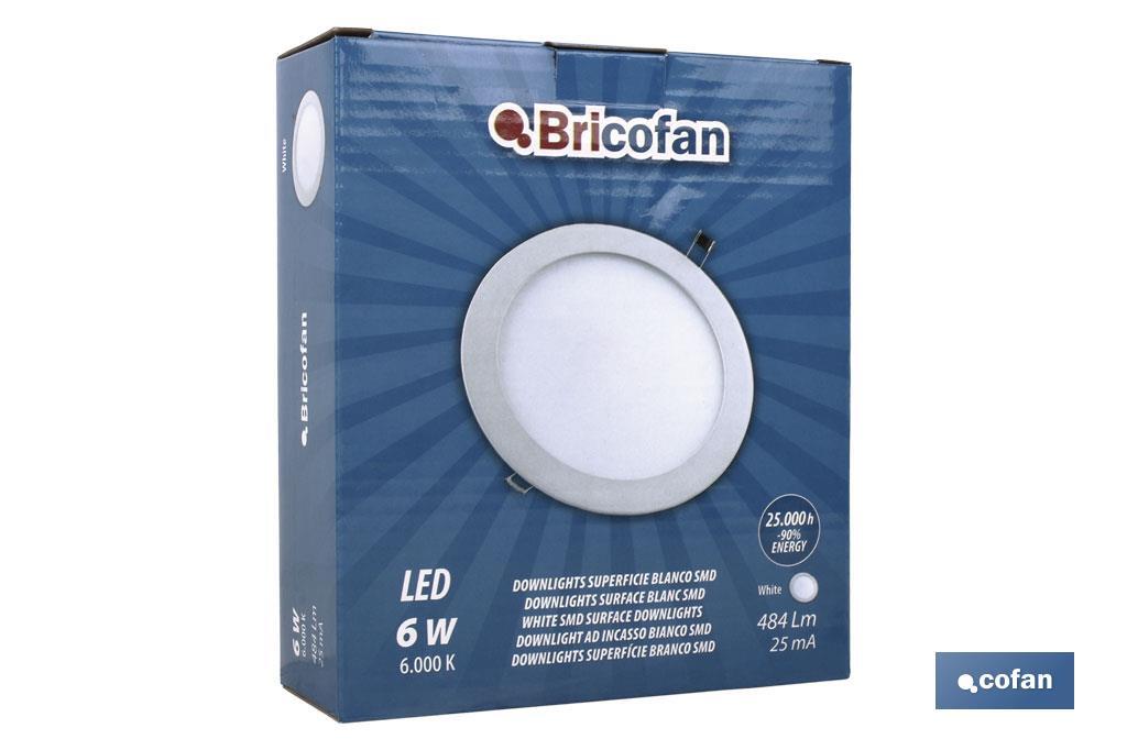 Rundes Downlight in Weiss zum "Einbauen" - Cofan