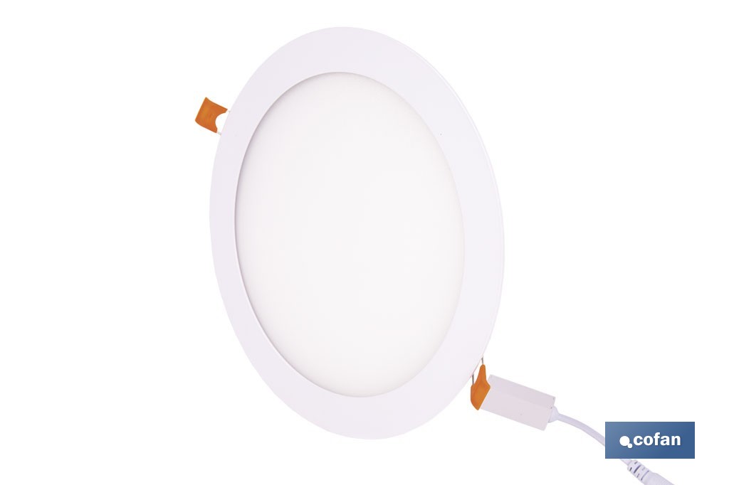Downlights LED empotrables ultrafinos | Iluminación regulable Tecnología CCT | Disponibles en diferentes medidas y potencias - Cofan