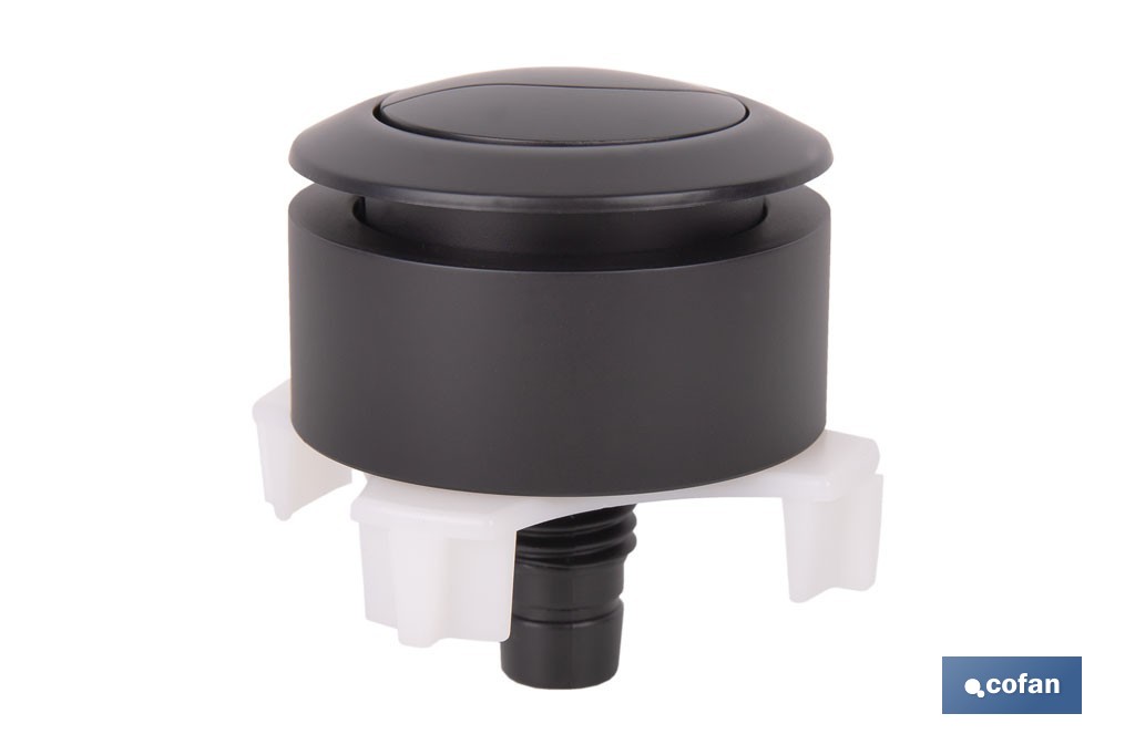 Pulsador de doble descarga para inodoro | Sistema Dual Flush y ahorro de agua | Compatible con descargador modelo Eume - Cofan