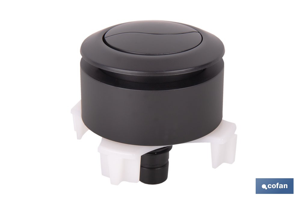 Pulsador de doble descarga para inodoro | Sistema Dual Flush y ahorro de agua | Compatible con descargador modelo Eume - Cofan