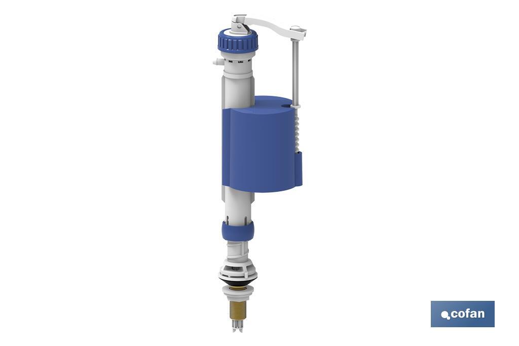 Toilet Fill Valve | Bottom Entry Fill Valve | Kenyir Model | Piston Closure | Manufactured with Plastic Materials - Cofan