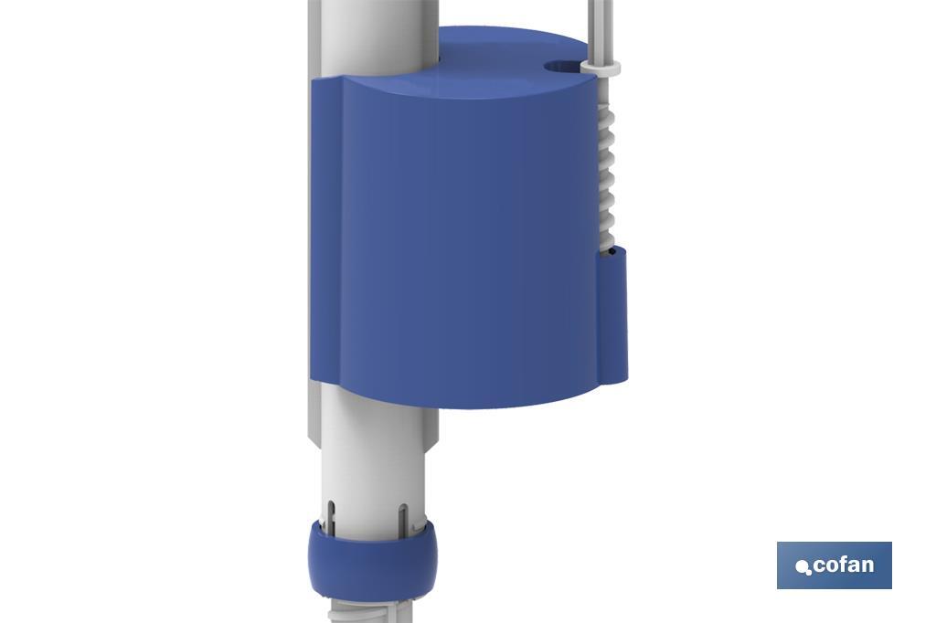 Cofan Toilet Fill Valve | Bottom Entry Fill Valve | Kenyir Model | Piston Closure | Manufactured with Plastic Materials - Cofan