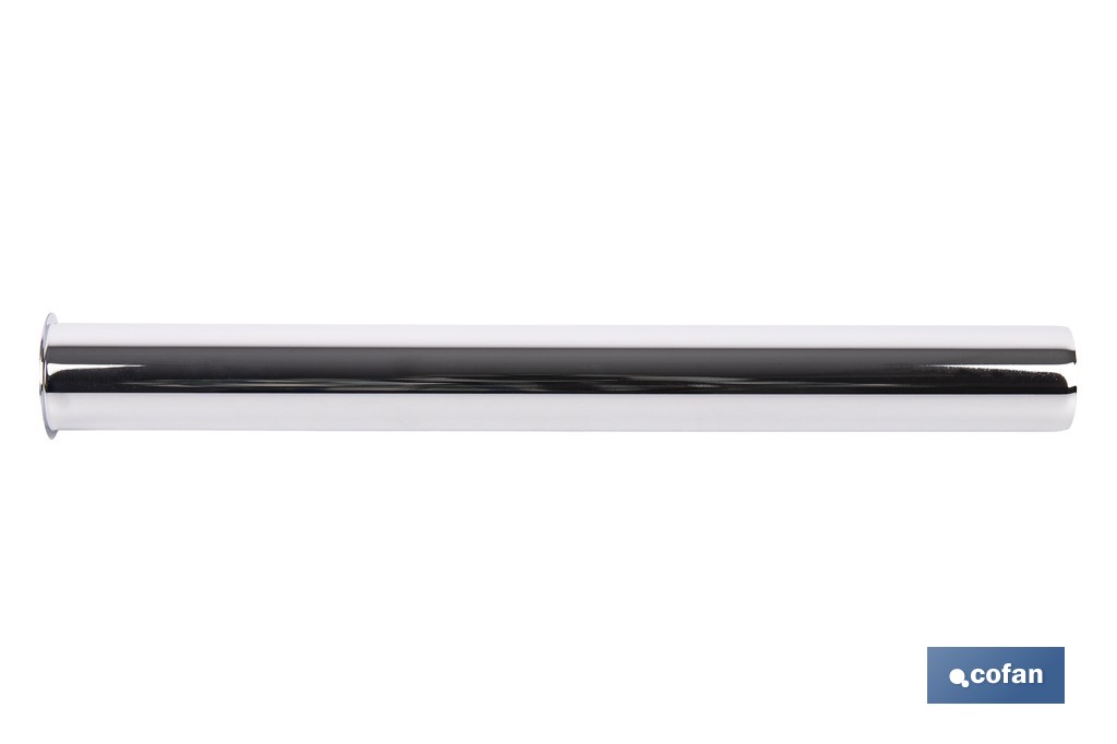 Tubo para sifón botella Ø32 x 300 mm | Tubo de extensión de latón | Disponible en acabado cromado y latón - Cofan