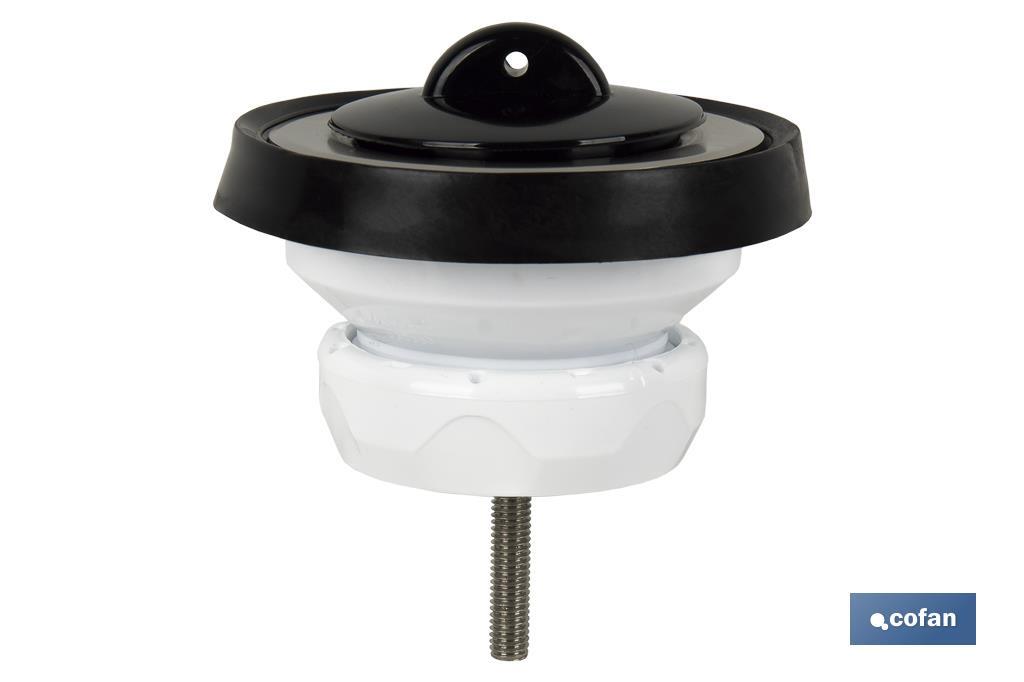 Sink Valve | Polypropylene | Size: 1" 1/2 x 70 or 1" 1/2 85 | Screw and Plug Included | High Drainage Capacity - Cofan