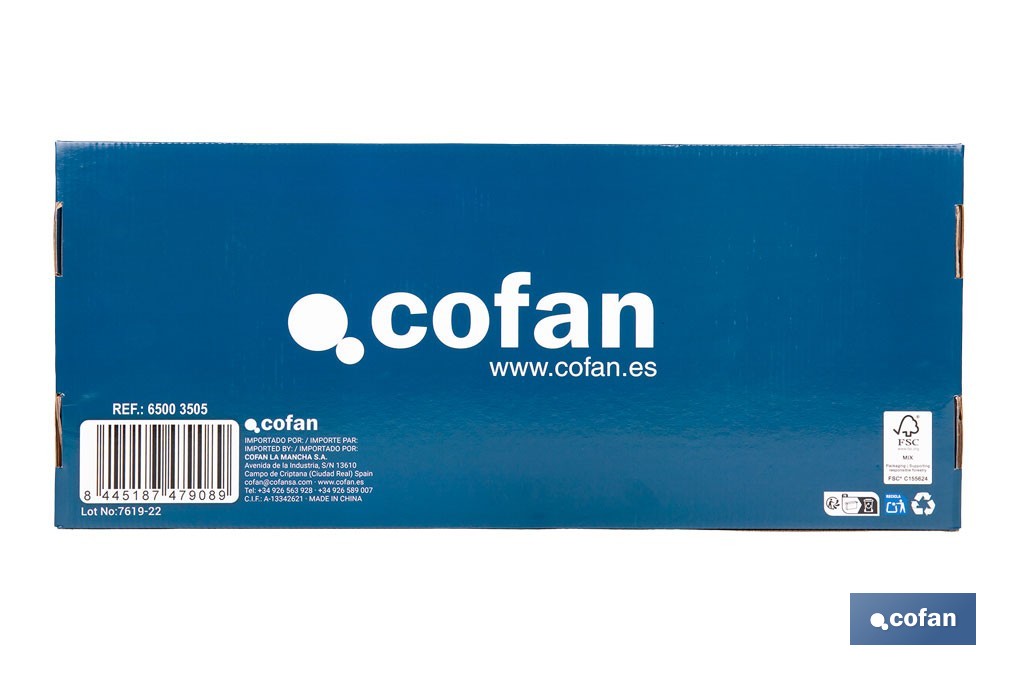 Grifo de cocina extensible con rociador de 2 funciones | Giratorio 360° | Cartucho cerámico de Ø35 mm y latiguillos de 50 cm | Disponible en diferentes acabados - Cofan