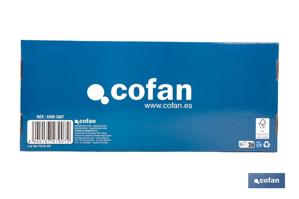 Grifo de cocina extensible con rociador de 2 funciones | Giratorio 360° | Cartucho cerámico de Ø35 mm y latiguillos de 50 cm | Disponible en diferentes acabados - Cofan