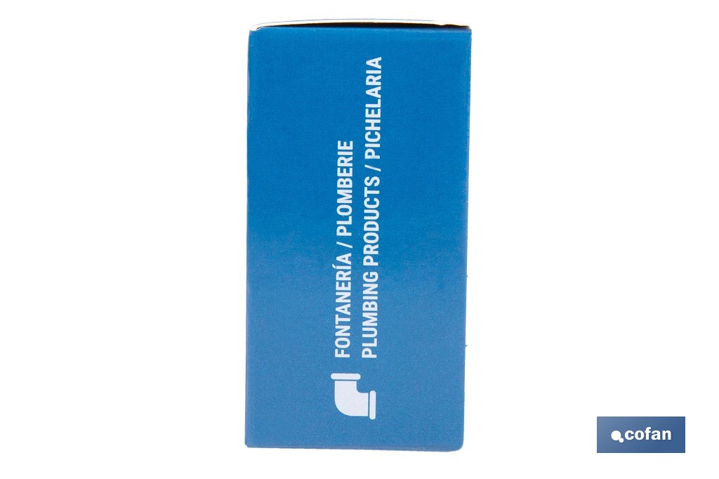 Válvula de Esquadria para máquina de lavar| Medidas: 1/2" x 3/4" | Fabricada em Latão CV617N | Fecho e Abertura 1/4 de Volta - Cofan