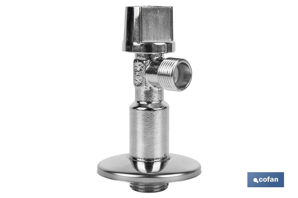 Kit de 2 Válvulas de Esquadria | Medidas: 1/2" x 3/8" Fecho e Abertura 1/4 de Volta | Fabricadas em Latão CW617N - Cofan