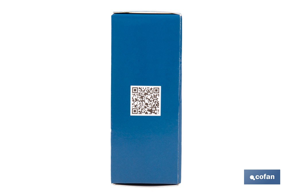 Valve d'équerre Modèle Lux noire | Système d'ouverture et de fermeture de 1/4 de tour | PN 16 bar | Couleur : noir | Deux dimensions - Cofan