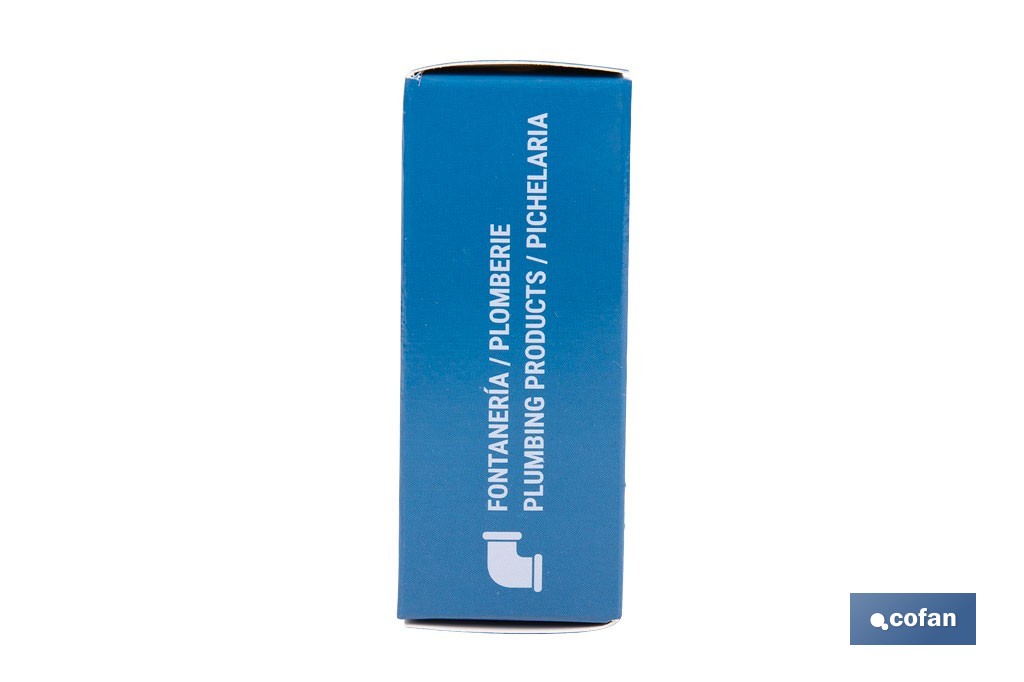 Valve d'équerre Modèle Lux noire | Système d'ouverture et de fermeture de 1/4 de tour | PN 16 bar | Couleur : noir | Deux dimensions - Cofan