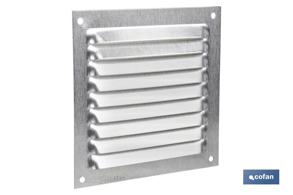 Grille de Ventilation | Fabriquée en Aluminium | Plusieurs Dimensions - Cofan