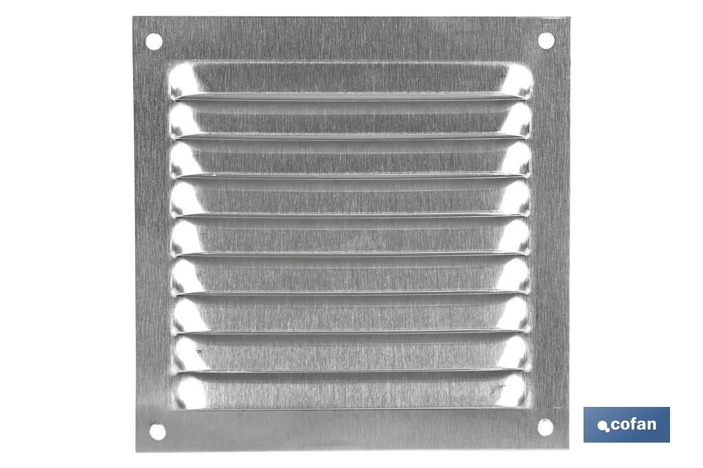 Ventilation grille | Aluminium | Available in various sizes - Cofan