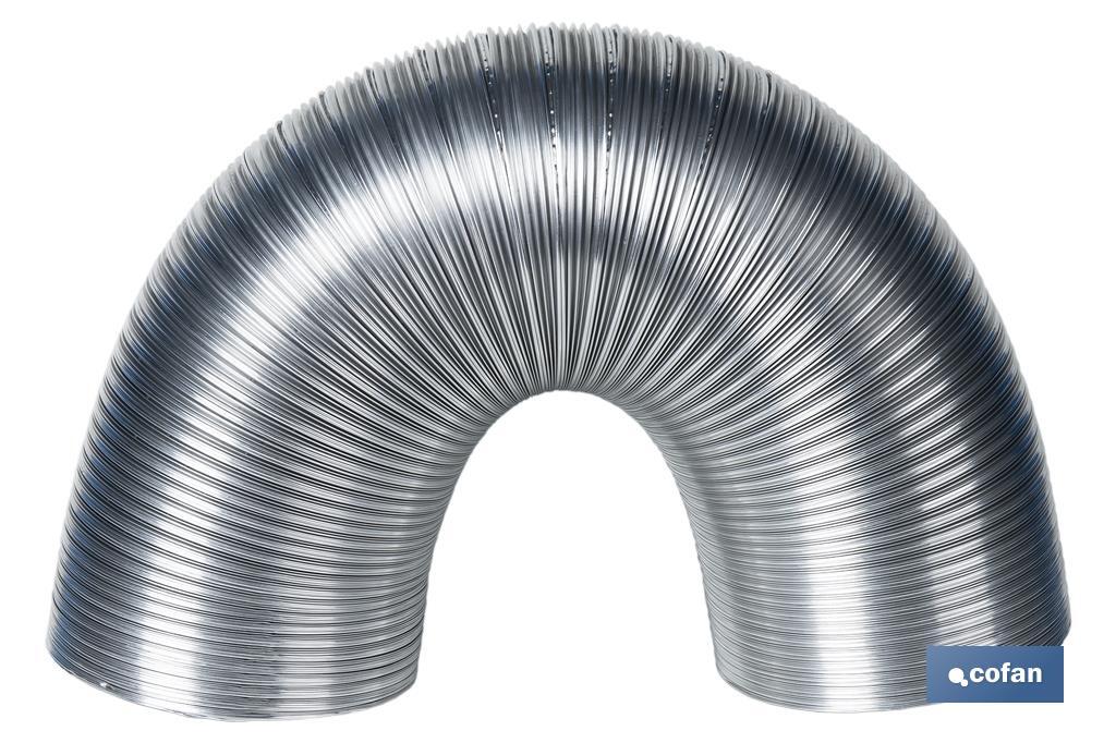 Tubo flexível semi rijo alumínio | Diferentes diâmetros e comprimentos - Cofan