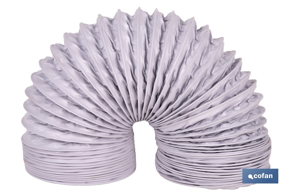 Tubo de evacuación extensible | Adecuado para secadora y aire acondicionado | Resistente hasta 150 °C | Disponible en diferentes medidas - Cofan