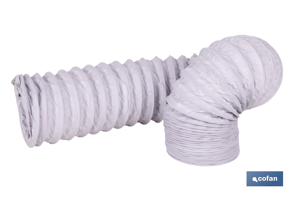 Tubo de evacuación extensible | Adecuado para secadora y aire acondicionado | Resistente hasta 150 °C | Disponible en diferentes medidas - Cofan