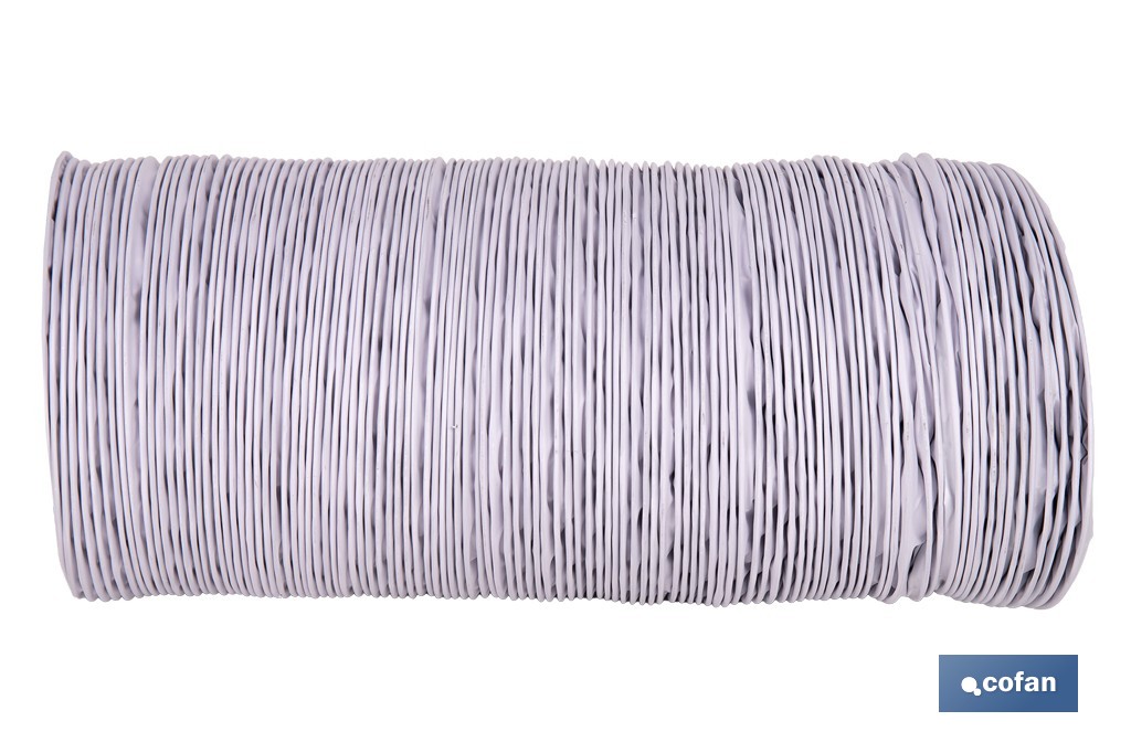 Tubo de evacuación extensible | Adecuado para secadora y aire acondicionado | Resistente hasta 150 °C | Disponible en diferentes medidas - Cofan