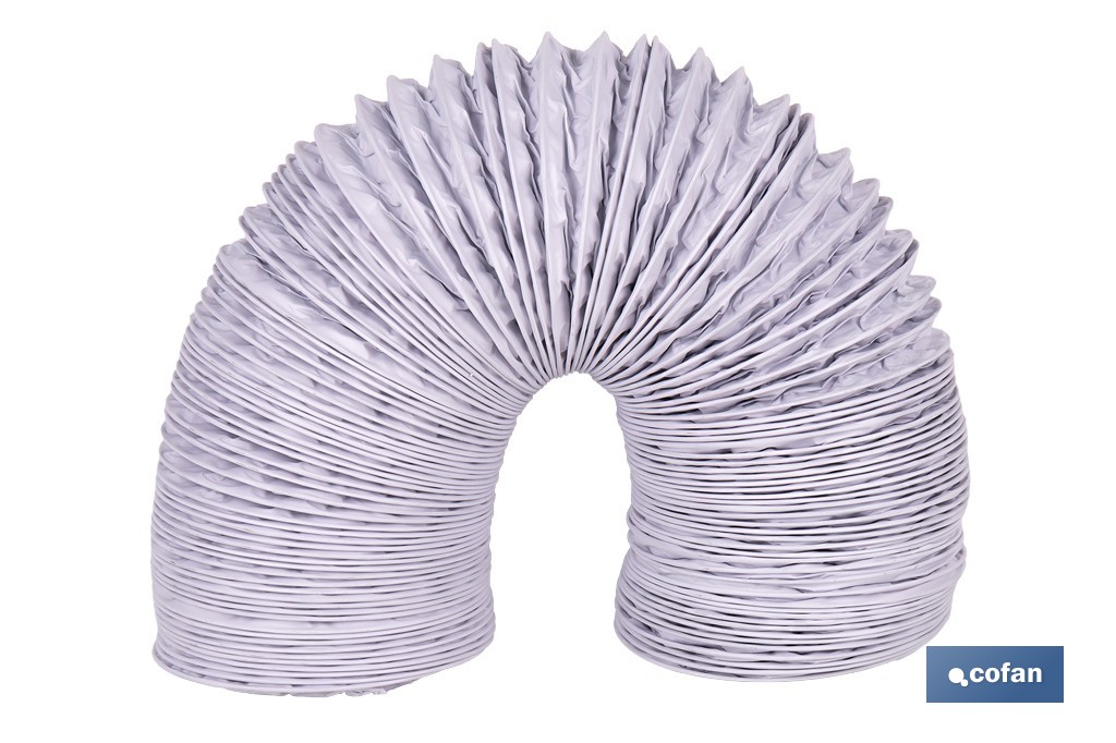 Tubo de evacuación extensible | Adecuado para secadora y aire acondicionado | Resistente hasta 150 °C | Disponible en diferentes medidas - Cofan