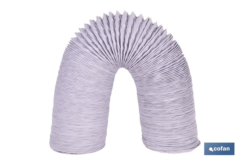 Tubo de evacuación extensible | Adecuado para secadora y aire acondicionado | Resistente hasta 150 °C | Disponible en diferentes medidas - Cofan