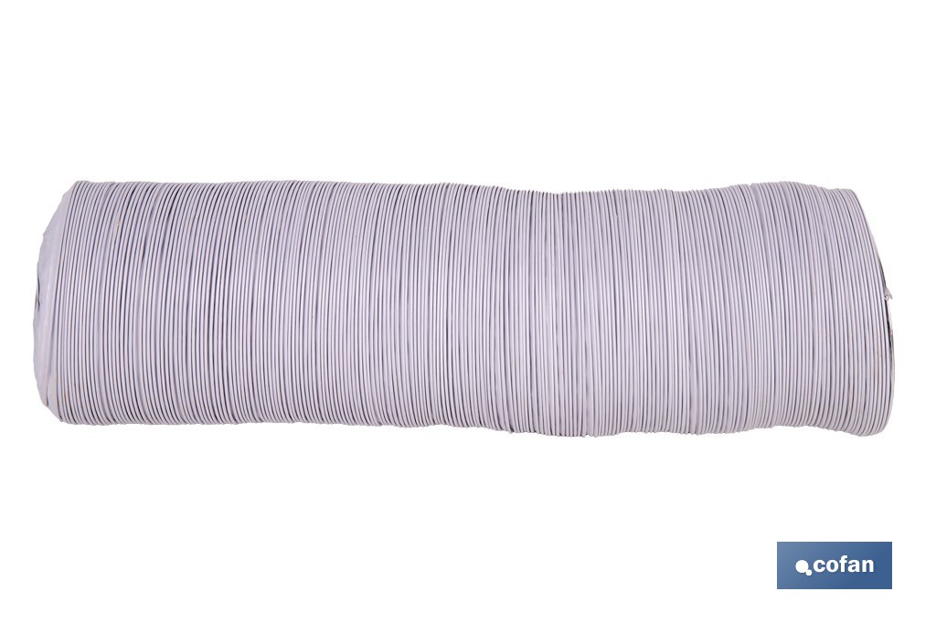 Tubo de evacuación extensible | Adecuado para secadora y aire acondicionado | Resistente hasta 150 °C | Disponible en diferentes medidas - Cofan