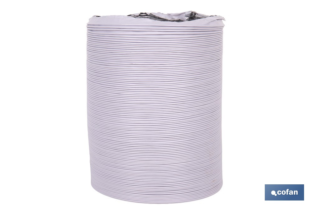 Tubo de evacuación extensible | Adecuado para secadora y aire acondicionado | Resistente hasta 150 °C | Disponible en diferentes medidas - Cofan